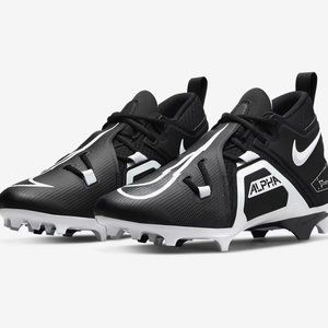 Nike Alpha Menace Pro 3 Black White Football Cleats